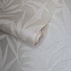Verdi Ivory Cream Luxury Bead Wallpaper