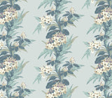 Aurora Seafoam Green Luxury Floral Wallpaper