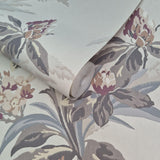 Aurora Beach Pink Luxury Floral Wallpaper