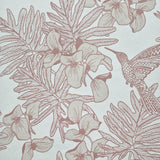 Hummingbird Beach Pink Luxury Bird Wallpaper