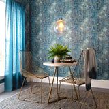 Glade Lagoon Blue Luxury Tree Wallpaper