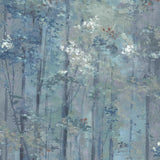Glade Lagoon Blue Luxury Tree Wallpaper