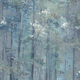 Glade Lagoon Blue Luxury Tree Wallpaper