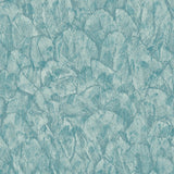 Tranquil Seafoam Green Luxury Feather Wallpaper