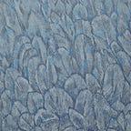 Tranquil Lagoon Blue Luxury Feather Wallpaper
