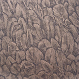 Tranquil Beach Copper Luxury Feather Wallpaper