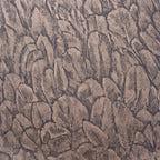 Tranquil Beach Copper Luxury Feather Wallpaper