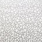 Pebble Mist Silver Luxury Patterned Wallpaper