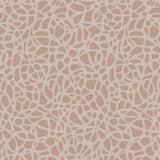 Pebble Beach Rose Gold Luxury Patterned Wallpaper