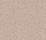 Pebble Beach Rose Gold Luxury Patterned Wallpaper
