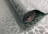 Pebble Seafoam Green Luxury Bead Wallpaper