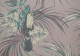 Le Toucan Rose Pink Luxury Bird Wallpaper
