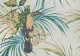 Le Toucan Emerald Green Luxury Bird Wallpaper