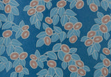 Rosetta Midnight Blue Luxury Leaf Wallpaper