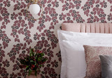 Rosetta Rose Pink Luxury Leaf Wallpaper