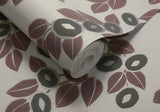 Rosetta Rose Pink Luxury Leaf Wallpaper