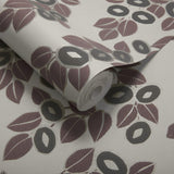 Rosetta Rose Pink Luxury Leaf Wallpaper