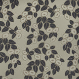 Rosetta Jet Black Luxury Leaf Wallpaper