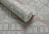Maison Rose Pink Luxury Patterned Wallpaper