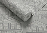 Maison Soft Grey Luxury Patterned Wallpaper