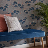 Clarice Soft Blue Luxury Art Deco Wallpaper