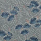 Clarice Soft Blue Luxury Art Deco Wallpaper