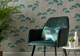 Clarice Emerald Green Luxury Art Deco Wallpaper