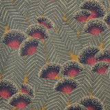 Clarice Jet Black Luxury Art Deco Wallpaper