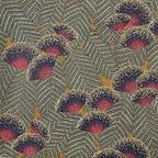 Clarice Jet Black Luxury Art Deco Wallpaper