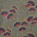 Clarice Jet Black Luxury Art Deco Wallpaper