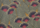 Clarice Jet Black Luxury Art Deco Wallpaper
