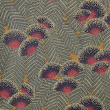 Clarice Jet Black Luxury Art Deco Wallpaper