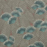 Clarice Cantaloupe Green Luxury Art Deco Wallpaper