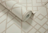 Metro Sand Neutral Luxury Geometric Wallpaper
