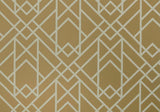 Metro Mustard Yellow Luxury Geometric Wallpaper