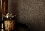 Emile Jet Black Luxury Crackle Wallpaper