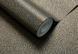 Emile Jet Black Luxury Crackle Wallpaper