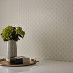 Elodie Ivory Cream Luxury Art Deco Wallpaper