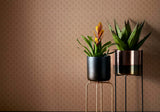 Elodie Honey Beige Luxury Art Deco Wallpaper