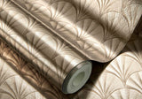Elodie Burnished Gold Luxury Foil Wallpaper