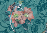 Hedgerow Mineral Green Luxury Feature Wallpaper