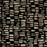 Fusion Bracken Black Luxury Flock Wallpaper