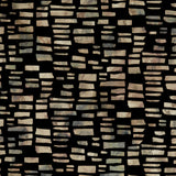 Fusion Bracken Black Luxury Flock Wallpaper