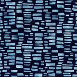 Fusion Blue Dusk Luxury Flock Wallpaper