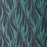 Ripple Mineral Green and Black Luxury Feature Wallpaper