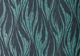 Ripple Mineral Green and Black Luxury Feature Wallpaper