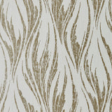 Ripple Shimmer Gold and Cream Luxury Feature Wallpaper