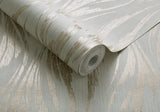 Ripple Shimmer Gold and Cream Luxury Feature Wallpaper