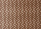Rattan Burnt Orange Luxury Geometric Wallpaper