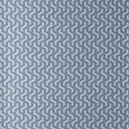Rattan Blue Dusk Silver Luxury Geometric Wallpaper